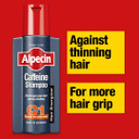 Alpecin Caffeine Shampoo C1 6x 375ml | Against Thinning Hair | For Stronger and Thicker Hair | Natural Hair Growth Shampoo for Men | Hair Care for Men Made in Germany