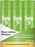 Plantur 39 Caffeine Shampoo Prevents and Reduces Hair Loss 2x 250ml | For Couloured and Stressed Hair | Unique Galenic Formula Supports Hair Growth | Women Hair Care Made in Germany