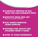 Full Marks 200ml Head Lice Solution - Simple 5-Minute Formula, Eliminates Lice & Eggs, Includes Comb, Effective Scalp Care In One Use, Fast-Acting Treatment