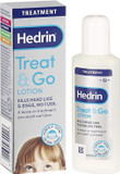Hedrin Treat & Go Leave-In Lotion, Fast, No Fuss Lice & Nit Treatment, Kills Head Lice & Eggs, Clinically Tested, Suitable for Adults & Children, 1 x 50ml (2 x 25ml Treatments)