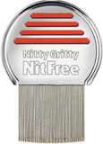 Nitty Gritty NitFree Head Lice Comb Twin Pack  2x Professional Stainless Steel Lice & Nit Removal Combs  Gentle, Effective & Reusable for Kids & Adults