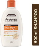 Aveeno Haircare Clarify and Shine Apple Cider Vinegar Blend Shampoo, 500ml