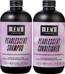 BLEACH LONDON - Pearlescent Shampoo 250 ml and Conditioner 250 ml - Purple shampoo and conditioner for a pearly blonde - 2 pack