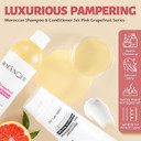 Sulphate Free Hair Shampoo and Conditioner Set  Argan Oil & Shea Butter Moisturizing Formula for Men & Women  Strengthens, Hydrates & Color Safe  355ml Shampoo & 236ml Conditioner