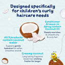 Childs Farm Kids Coco-Nourish Hair Regime Bundle |Tear Free Coconut Shampoo (250ml), Conditioner (250ml) and Leave-in Conditioner Spray (100ml) | Suitable for Dry, Curly and Coily Hair - 3 Pack