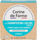 Corine de Farme, 04097301 Solid Shampoo for Oily Hair, Vegan, Purifying Green Clay Formula, Biodegradable Shampoo Made in France, Eco-Friendly and Zero Waste