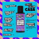 Crazy Color Haircare Travel Kit | 3 x 100ml Essentials for Coloured Hair Vibrancy | Extend Shampoo, Rainbow Conditioner & Anti-Bleed Spray | Vegan
