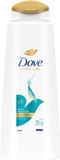 Dove Nutritive Solutions Daily Moisture 2 in 1 Shampoo + Conditioner shampoo and conditioner that leaves hair silky smooth for dry, damaged hair 6x 400 ml