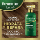 Farmatint Repair Shampoo, 96.5% Natural Ingredients, Hair Strengthening and Nutrition, Silicone/SLS Free, 250 ml