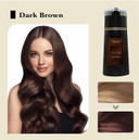 Polar Hair Dye Shampoo, Polar Haircare Hair Instant Dye Shampoo, Natural Color for Women & Men (Black)