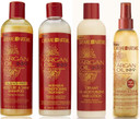 Crème Of Nature Argan Oil from Morocco (4 SET BUNDLE) - Shampoo + Conditioner + Leave-in Conditioner + Oil Moisturizing Hair Lotion