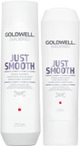 Goldwell Dualsenses Just Smooth Taming Shampoo 250ml e Balsamo 200ml - Duo anticrespo