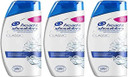 Head & Shoulders, Classic Anti-Dandruff Moisturising Shampoo, Cleans and Moisturizes Your Hair and Scalp, Pack of 3 x 500 ml