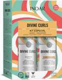 Shampoo and Conditioner - Duo Divine Curls Hair Care Set - Curly Hair Products - 250ml x 2 - Inoar