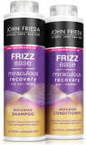 John Frieda Frizz Ease Miraculous Recovery Shampoo And Conditioner Duo Pack 2 X 500ml, Repairing And Smoothing Shampoo And Conditioner Bundle Dry, Damaged Hair