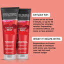 John Frieda Red Enhancing Shampoo & Conditioner Bundle, Radiant Red Hair Care for Redheads, Helps Enhance Shades, Pomegranate & Vitamin E