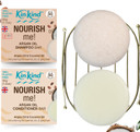 KinKind Shampoo Bar. NOURISH Me! Coconut & Argan Oil Shampoo Bars for hair UK made. Hydrating Solid Shampoo Bar for Normal, Dry & Grey Hair. Natural Travel Shampoo. Up to 50 Washes. Vegan