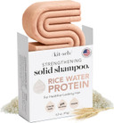 Kitsch Shampoo Bar with Rice Water  Solid Bar Shampoo for Hair Thickening, Strengthening and Moisturizing, Rice Water shampoo bars for Thinning Hair, Paraben-Free, Hair Care, Made in USA, 3.2 oz