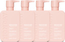 MONDAY Haircare 4 x 350 ml MOISTURE Shampoo with Hyaluronic Acid & Shea Butter for Dry & Dull Hair