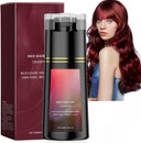Polar Hair Dye Shampoo,Red Hair Dye Shampoo 3 in 1 for Ha/ir,Instant Hai/r Dyes Shampo/o,Ha/ir Dye S/hampoo,Hai/r Care Instant Dye Sha/mpoo,Long Lasting H/air Color Sham/poo,Permanent Colour(Red)