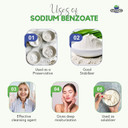 Sodium Benzoate Cosmetic Grade (227 gm), for Skin Care, Hair Care Products, Fragrance Ingredient - Bulk Preservative, Paraben Free Preservative Sodium Benzoate Cosmetic Grade (227 gm), for Skin Care, Hair Care Products, Fragrance Ingredient - Bulk Preservative, Paraben Free Preservative