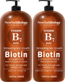 Biotin Shampoo and Conditioner Set 500ml for Thinning Hair  Thickening Formula for Hair Loss Treatment  For Men & Women  Anti Dandruff  Packaging May Vary