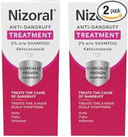 Nizoral Anti-Dandruff Shampoo 60Ml (Pack of 2)