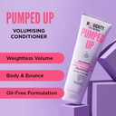 Noughty 97% Natural, Pumped Up Volumising Conditioner, 97% Natural Sulphate Free Vegan Haircare, for Fine or Limp Hair, with Red Grape and Vitamin B5 250ml