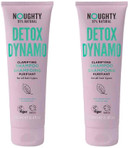 Noughty 97% Natural Detox Dynamo Clarifying Shampoo Duo to Refresh Hair and Remove Residue, with Peppermint and Sorrel Leaf, Sulphate Free Vegan Hair Care Set, Multi-Pack 2 x 250ml