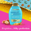 OGX Hydrate and Repair Argan Oil Shampoo for Dry, Damaged Hair 385ml (Pack of 2)