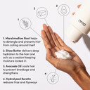 OUAI Thick Hair Conditioner Travel Size - Moisturising Conditioner for Dry, Frizzy Hair - Keratin, Marshmallow Root, Shea Butter and Avocado Oil - Paraben, Phthalate and Sulfate Free Hair Care - 89ml