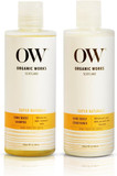 Organic Works Shine Boost Shampoo and Conditioner Combo Set  With Aloe Vera, Nettle, Rosemary & Shea Butter  99.99% Natural, 20.23% Organic 100% Vegan & Cruelty-Free Haircare  For All Hair Types