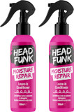 Head Funk Moisture Repair Leave In Conditioner Curl Definer - Locks in Moisture -Detangles - Revives Naturally Curly Styles - (Pack of 2) 150ml Each