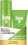 Plantur 39 Caffeine Shampoo and Conditioner Set Prevents and Reduces Hair Loss | For Coloured Stressed Hair | Unique Galenic Formula Supports Hair Growth | Set of 250ml Shampoo and 150ml Conditioner