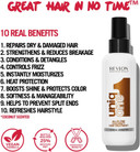 REVLON PROFESSIONAL UNIQONE HAIR TREATMENT, Leave-In Hair Treatment, Split Ends Hair Treatment, Green Tea Fragrance - 150 ml