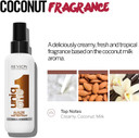 REVLON PROFESSIONAL UNIQONE HAIR TREATMENT, Leave-In Hair Treatment, Split Ends Hair Treatment, Green Tea Fragrance - 150 ml