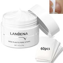 Lanbena Blackhead Remover, Nose Pore Strips For Blackheads, Black Head Remover Mask For Face, Puntos Negros, 30G+60Pcs Paper