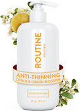 Routine Wellness Anti-Thinning Deep Conditioner For Thinning Hair - Dht Blocker For Hair Loss In Men & Women - Promotes Healthy Hair - Coconut & Vanilla 14Oz