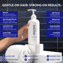 Routine Wellness Anti-Thinning Deep Conditioner for Thinning Hair - DHT Blocker for Hair Loss in Men & Women - Promotes Healthy Hair - Peony & Pomegranate 14oz