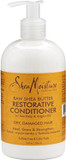 Shea Moisture Raw Shea Butter, DUO set Moisture Retention Shampoo + Restorative Conditioner, 13 Ounce, 1 each by Shea Moisture
