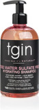 tgin Rose Water Sulfate-Free Hydrating Shampoo for Curls - Waves - Protective Styles - Low Porosity Hair - Fine hair