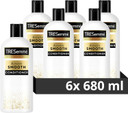 TRESemme Keratin Smooth Conditioner hair care product with hydrolysed keratin for 72h frizz control, smoothness & shine 6x 680 ml