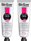 Bio Glow Hand Creme 60ml Range - Pack of 2 (Rose)