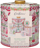 Cath Kidston Hand Cream 100 ml, Body Lotion, Hand Scrub, Hand Balm 3 x 50 ml, Bath Salt Sachets 3 x 20 g, Beauty Treat Tin, Travel Size and Vegan Friendly, Gift For Her, A Dolls House Collection