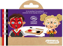 Makeup Palette for Kids Halloween - Devil & Spider - 3 Colours (Red, White, Black) - Hypoallergenic and Organic Cosmos Namaki Makeup Palette for Kids Halloween - Devil & Spider - 3 Colours (Red, White, Black) - Hypoallergenic and Organic Cosmos Namaki