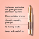 ICONIC LONDON Glaze Crayon 2-in-1 One-Stroke No Brush Required Eyeshadow | Super Glossy Finish & Ultra-Shimmering Glow | Easy to Use | Volcanic ICONIC LONDON Glaze Crayon 2-in-1 One-Stroke No Brush Required Eyeshadow | Super Glossy Finish & Ultra-Shimmering Glow | Easy to Use | Volcanic