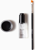 Inglot Eye Essentials Set | Duraline + AMC Eyeliner Gel 77 + Makeup Brush 31T | Black Eyeliner | Prolong Makeup Durability | Transparent | Waterproof |
