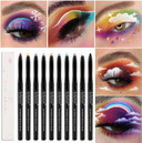 Julystar color eyeliner gel pen, ultra-thin eyeliner, waterproof, oil-proof and non-smudge lasting eyeliner (06#)