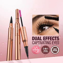 O.TWO.O High Pigment Waterproof Mascara And Liquid Liquid Eye Liner 2 In 1 Mascara and Eyeliner