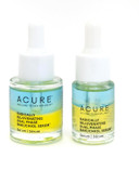 Acure Radically Rejuvenating Dual Phase Bakuchiol Serum Set - Anti-Aging & Soothing Skin Support - All Natural Made With Eggplant, Turmeric & Bakuchiol - Vegan Skin Care Set Of 0.67 + 0.33 Fl Oz